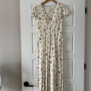 Doen x Gap pansy print dress